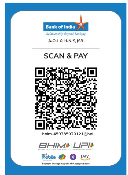 Bank of India UPI scan and pay QR code